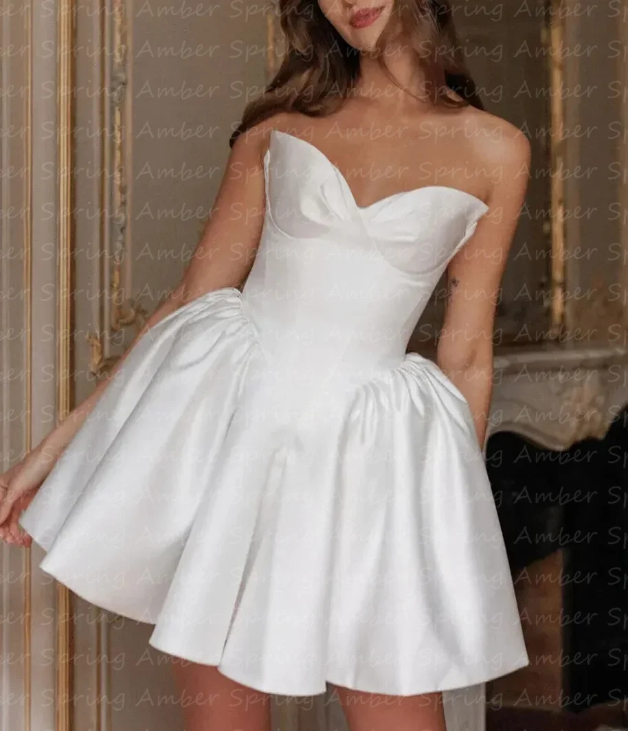 Customized Satin Vestido Cocktail Dress Off Shoulder Evening Prom Gowns Draped Corset Back Mini Formal Occasion Party Dresses
Customized Satin Vestido Cocktail Dress Off Shoulder Evening Prom Gowns Draped Corset Back Mini Formal Occasion Party Dresses