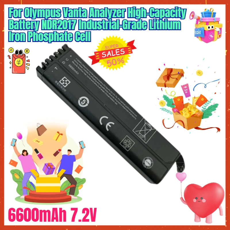 6600mAh 7.2V for Olympus Vanta Analyzer High-Capacity Battery NDR2017 Industrial-Grade Lithium Iron Phosphate Cell 
6600mAh 7.2V for Olympus Vanta Analyzer High-Capacity Battery NDR2017 Industrial-Grade Lithium Iron Phosphate Cell