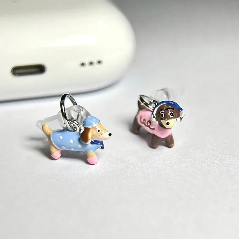 Resin Cute Colorful Dachshund Puppy Dust Plug For Women Funny Cartoon Dog Animal Bag For iPhone For Airpods Dust Plug Jewelry
Resin Cute Colorful Dachshund Puppy Dust Plug For Women Funny Cartoon Dog Animal Bag For iPhone For Airpods Dust Plug Jewelry