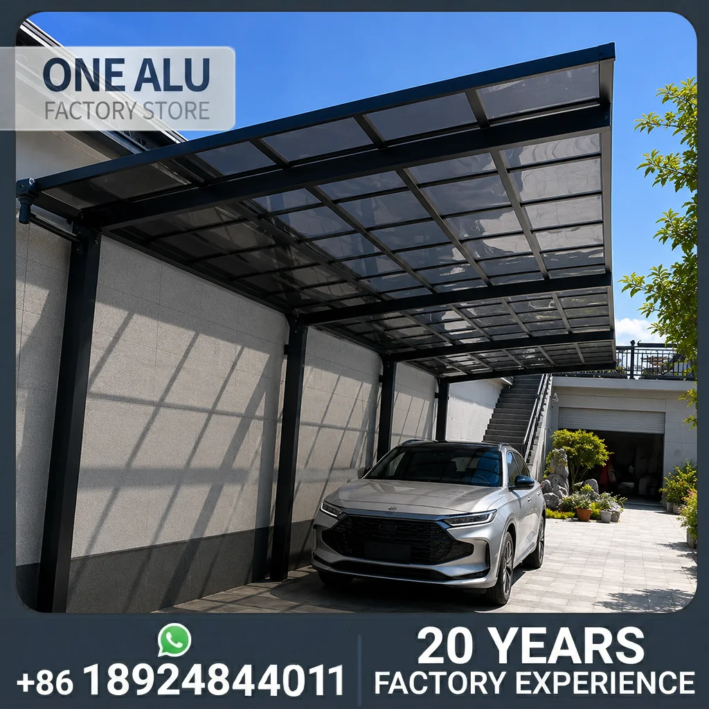 OneAlu Aluminum Carport Canopy Outdoor Waterproof Vehicle Shelter for Driveway Parking
OneAlu Aluminum Carport Canopy Outdoor Waterproof Vehicle Shelter for Driveway Parking