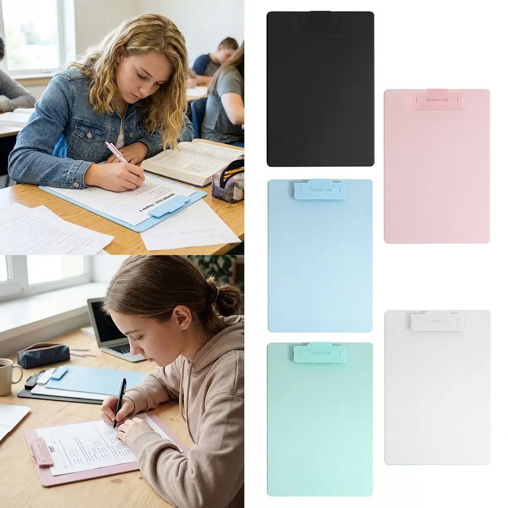 Thickened PP A4 Clipboard Morandi Color Waterproof Board Clip with Pen Slot Document Holder School Office
Thickened PP A4 Clipboard Morandi Color Waterproof Board Clip with Pen Slot Document Holder School Office