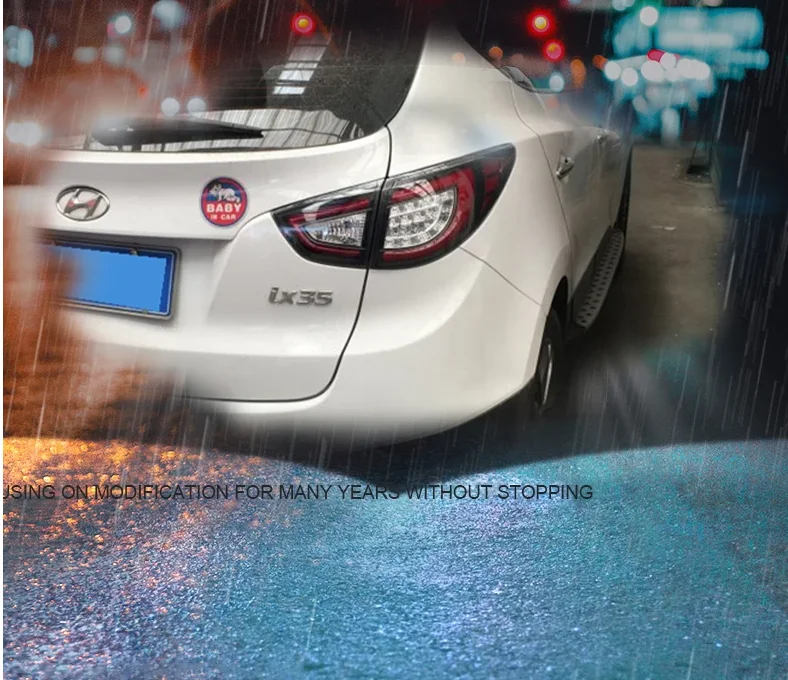 Светодиодные задние фонари для Hyundai IX35 2009-2015 DRL, задний фонарь, указатель поворота, модифицированный тормоз, автомобильные аксессуары
Светодиодные задние фонари для Hyundai IX35 2009-2015 DRL, задний фонарь, указатель поворота, модифицированный тормоз, автомобильные аксессуары
