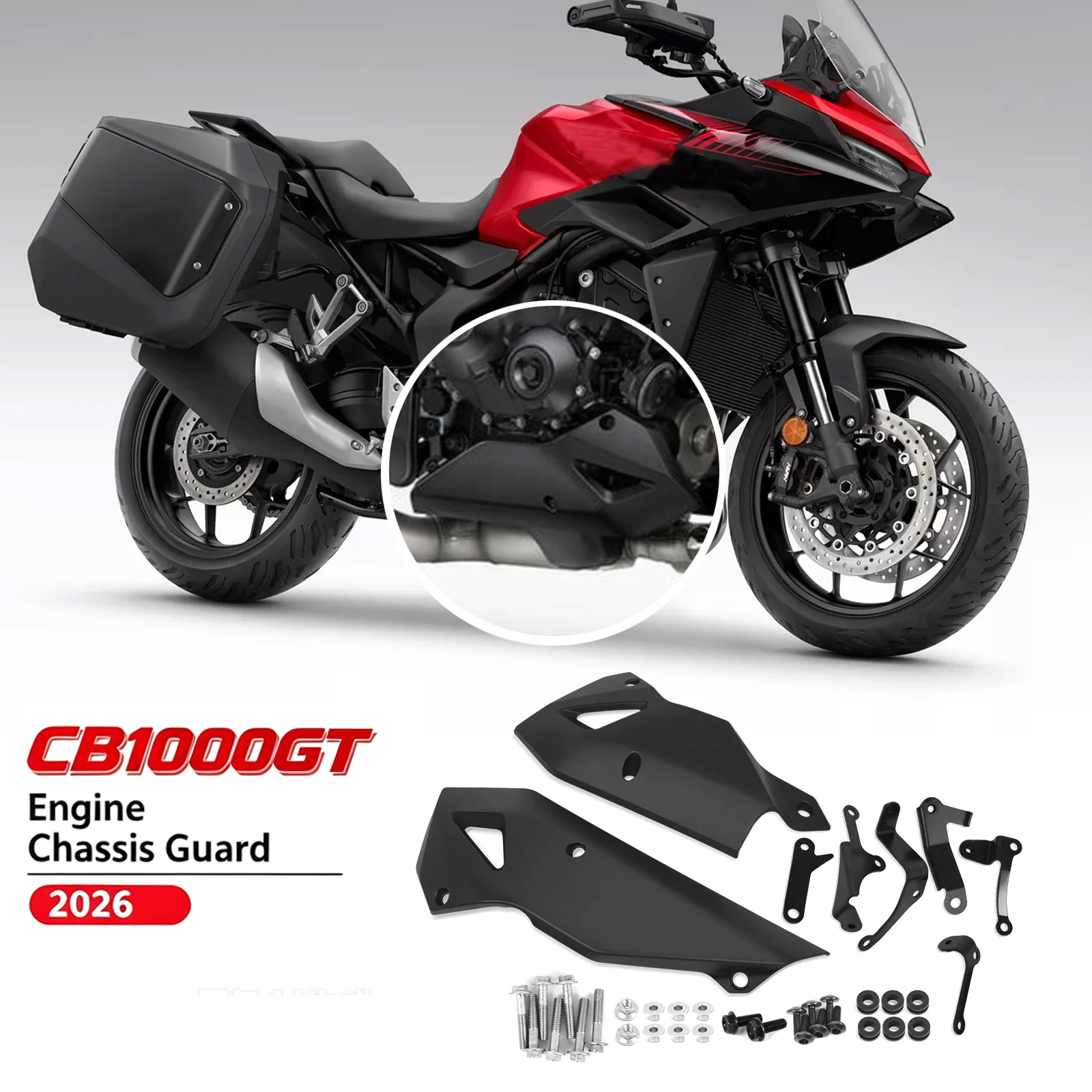 Motorcycle Accessories Chassis expedition Skid Plate Engine Chassis Protective Guard For Honda CB 1000 GT 2026 CB1000GT 2026
Motorcycle Accessories Chassis expedition Skid Plate Engine Chassis Protective Guard For Honda CB 1000 GT 2026 CB1000GT 2026
