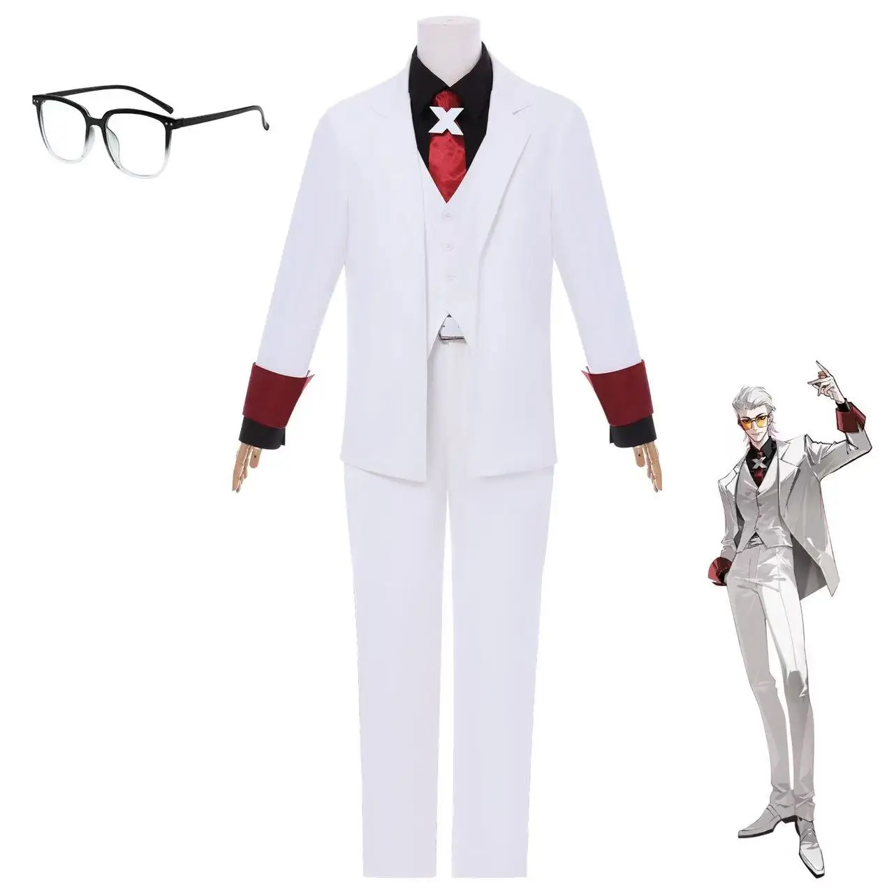 Protruding Hero X cos Clothing Lucky Green X cosplay Clothing White Suit anime Animation Clothing
Protruding Hero X cos Clothing Lucky Green X cosplay Clothing White Suit anime Animation Clothing