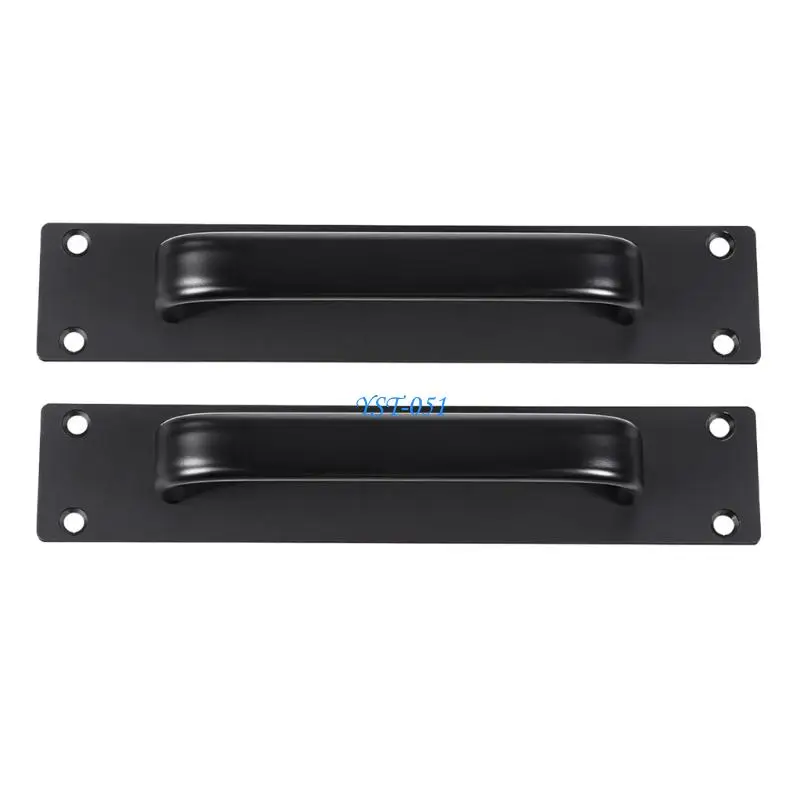 E15A Pack of 2 Black Aluminum Alloy Sliding Barn Door Handle for Cabinets Closets
E15A Pack of 2 Black Aluminum Alloy Sliding Barn Door Handle for Cabinets Closets