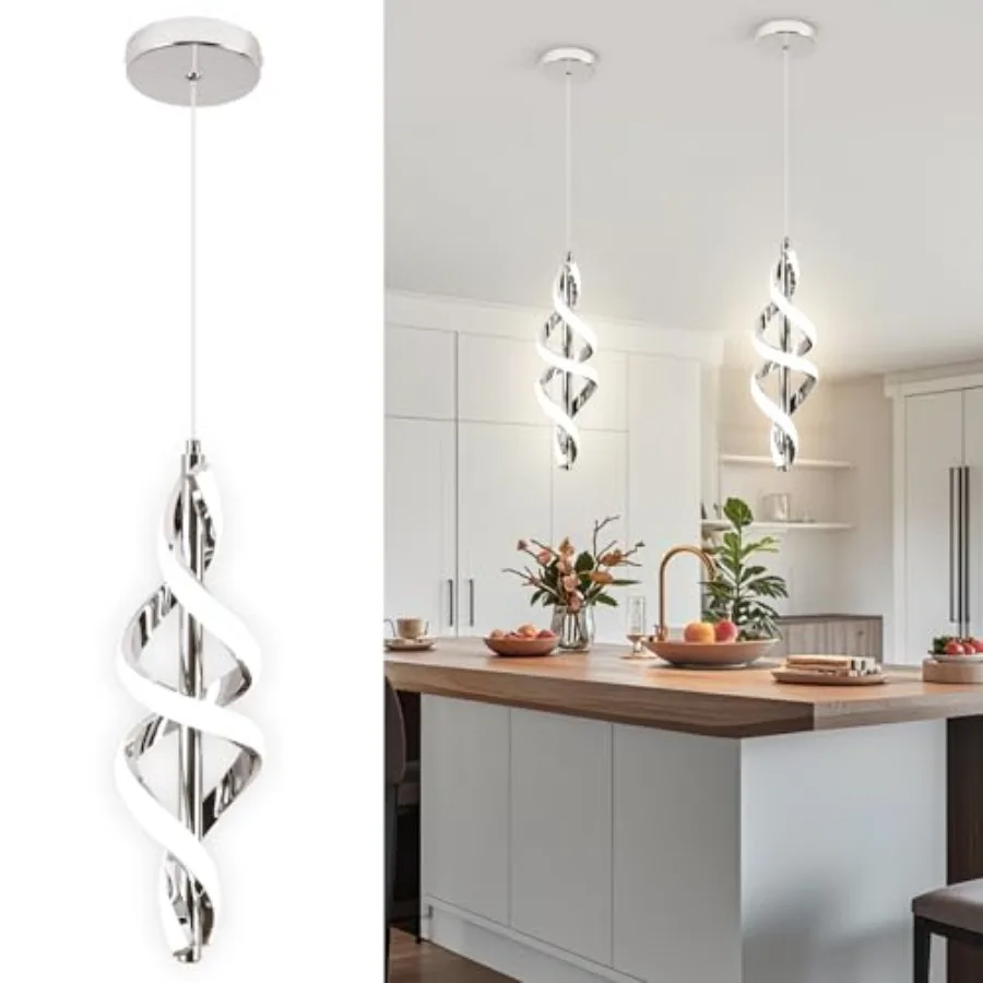 Pendant Light4000K Modern LED Pendant Lights Kitchen Island Adjustable Pendant Lighting Over Island Hanging Pendant Light Fixtu
Pendant Light4000K Modern LED Pendant Lights Kitchen Island Adjustable Pendant Lighting Over Island Hanging Pendant Light Fixtu