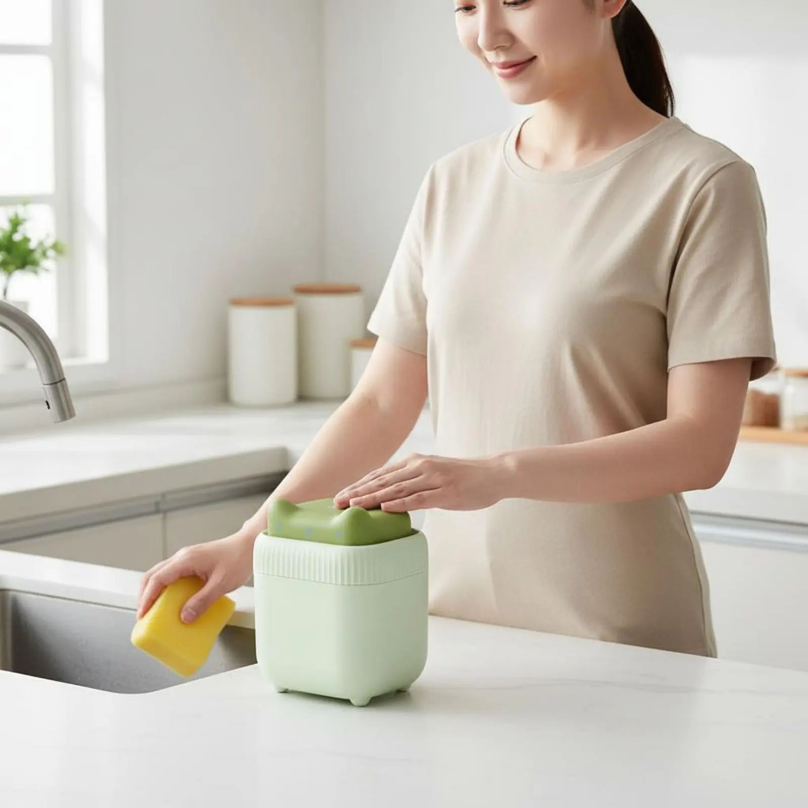 Feline Paw Soap Dispenser Space-Saving Cute Pump Bottle Home Accessory Long-Lasting for Kitchen Sink
Feline Paw Soap Dispenser Space-Saving Cute Pump Bottle Home Accessory Long-Lasting for Kitchen Sink