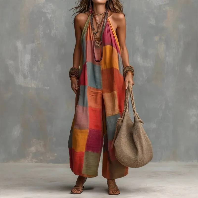 2026 Summer Jumpsuit Printed Loose Casual Elegant Temperament Comfortable Fashion Unique Versatile Forest Style Jumpsuit Pants
2026 Summer Jumpsuit Printed Loose Casual Elegant Temperament Comfortable Fashion Unique Versatile Forest Style Jumpsuit Pants
