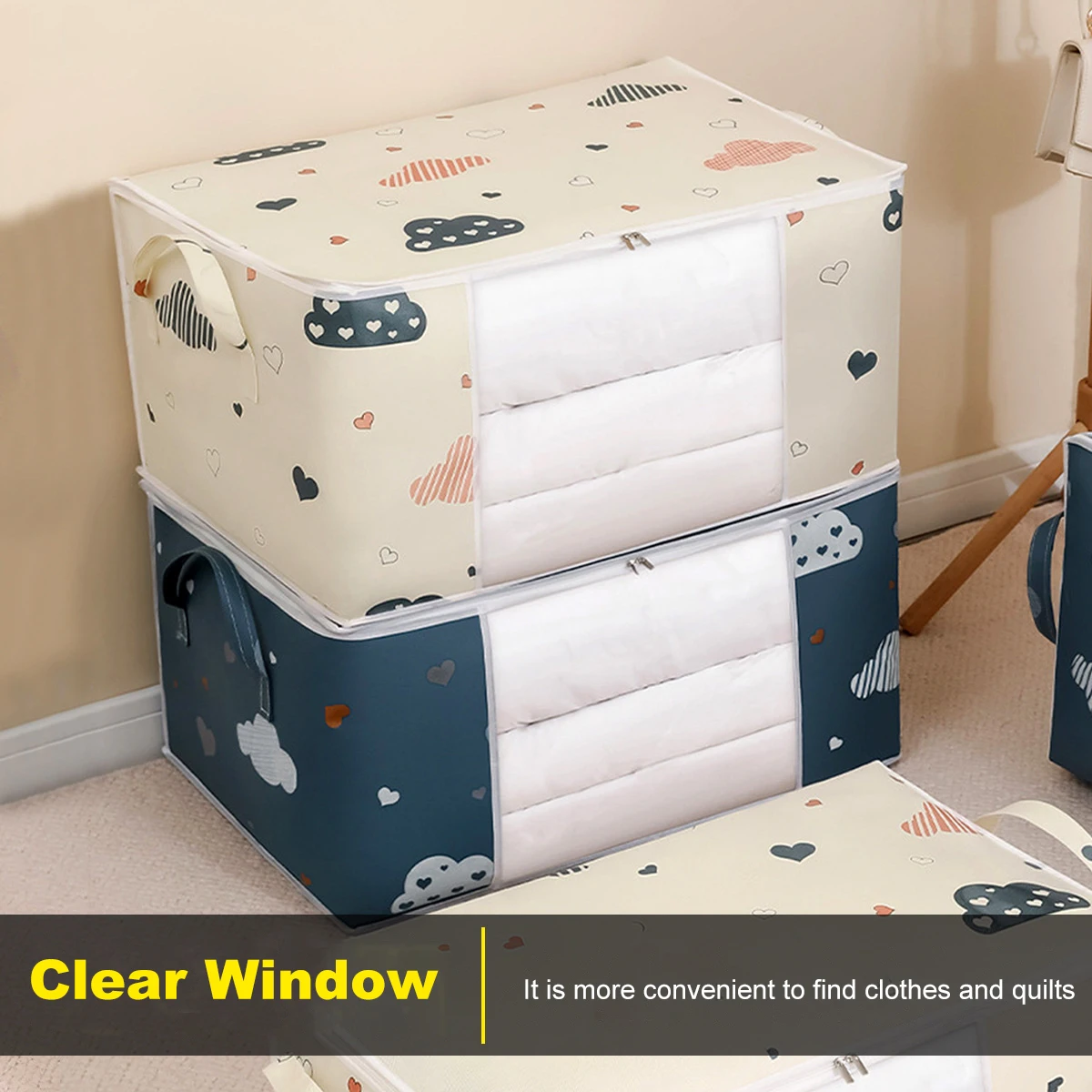 Moisture Proof Organizer Quilt Clothes Storage Bag Big Capacity Duvet Blanket Sorting Bags Dustproof Closet Under-Bed Stora
Moisture Proof Organizer Quilt Clothes Storage Bag Big Capacity Duvet Blanket Sorting Bags Dustproof Closet Under-Bed Stora