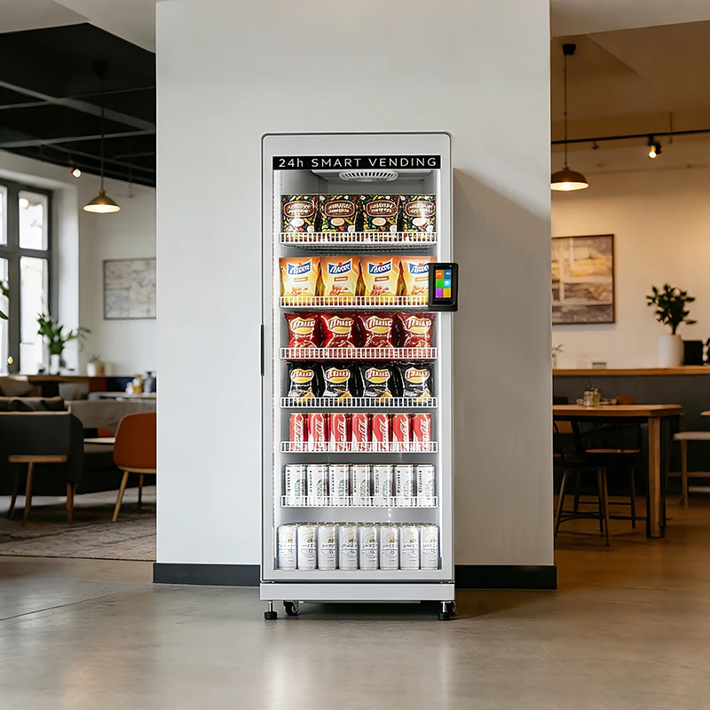 Smart Retail Vending Machine Automatic Snack Drink Dispensing Cashless Touch Screen Solution
Smart Retail Vending Machine Automatic Snack Drink Dispensing Cashless Touch Screen Solution