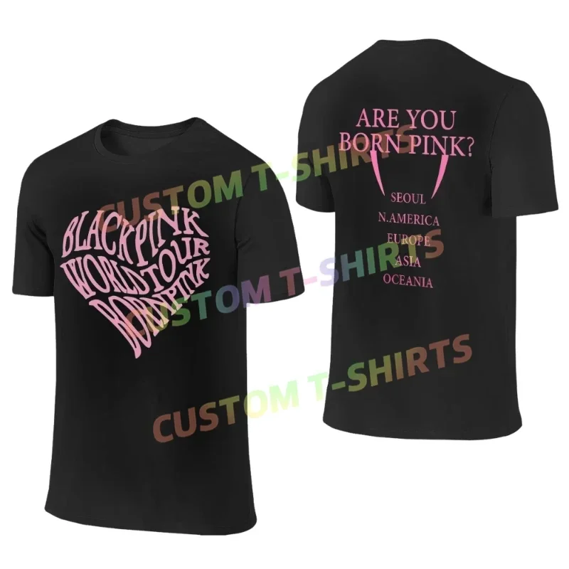 Are You Born Pink Member World Tour T Shirt Couple Awesome Cotton T Shirts Summer O-Neck Leisure Tee Shirt Oversize Tops
Are You Born Pink Member World Tour T Shirt Couple Awesome Cotton T Shirts Summer O-Neck Leisure Tee Shirt Oversize Tops