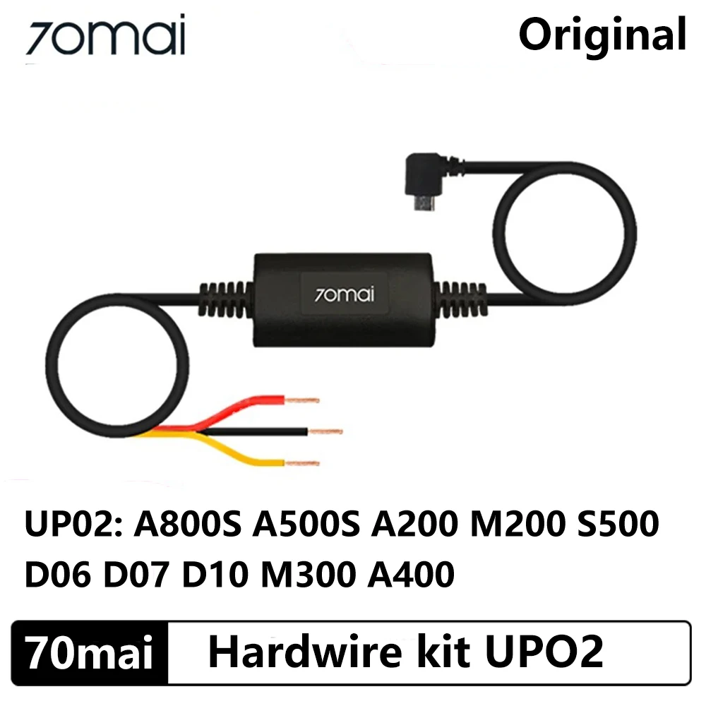 70mai Кабель парковочного наблюдения UP02 для 70mai A200 M200 S500 4K A800S A500S D06 M300 Hardwire Kit UP02 24H Парковочный монитор
70mai Кабель парковочного наблюдения UP02 для 70mai A200 M200 S500 4K A800S A500S D06 M300 Hardwire Kit UP02 24H Парковочный монитор