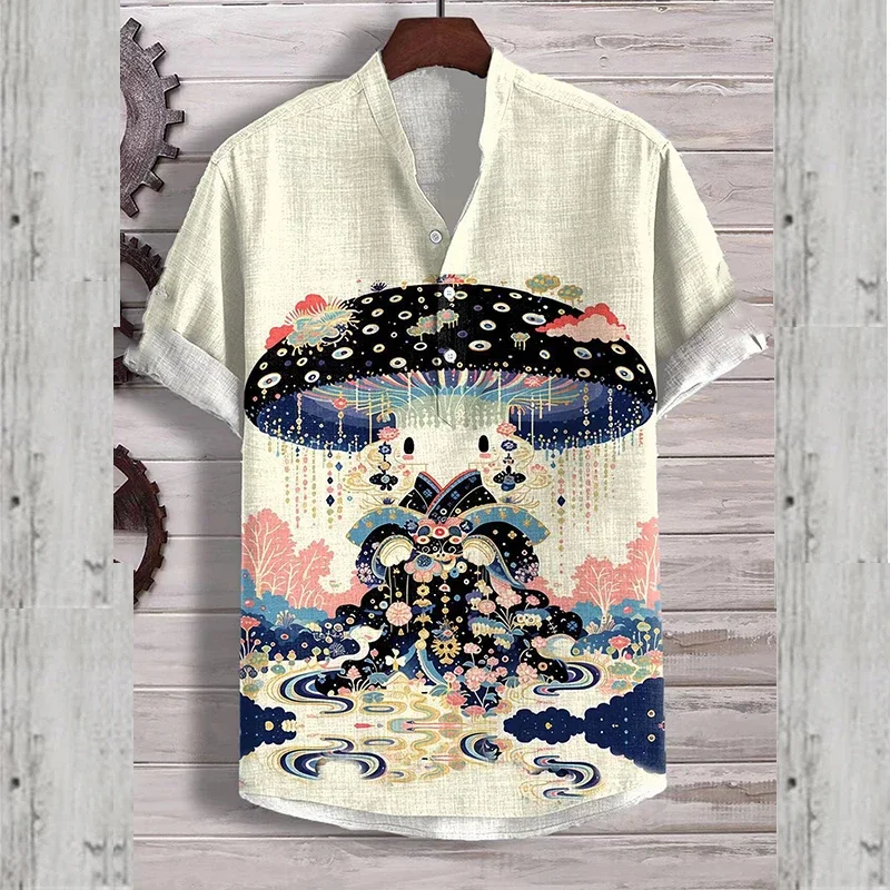 2024 cross-border summer new 3D digital heat transfer animal landscape 3-button large size stand-up collar short-sleeved shirt
2024 cross-border summer new 3D digital heat transfer animal landscape 3-button large size stand-up collar short-sleeved shirt