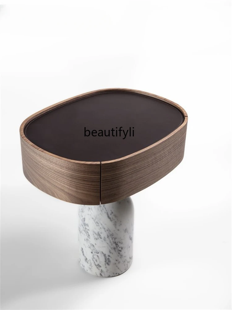 Italian Minimalist Black Walnut Wooden Bedside Table Solid Wood Home Bedroom Minimalist Modern Sofa Side Table furniture
Italian Minimalist Black Walnut Wooden Bedside Table Solid Wood Home Bedroom Minimalist Modern Sofa Side Table furniture