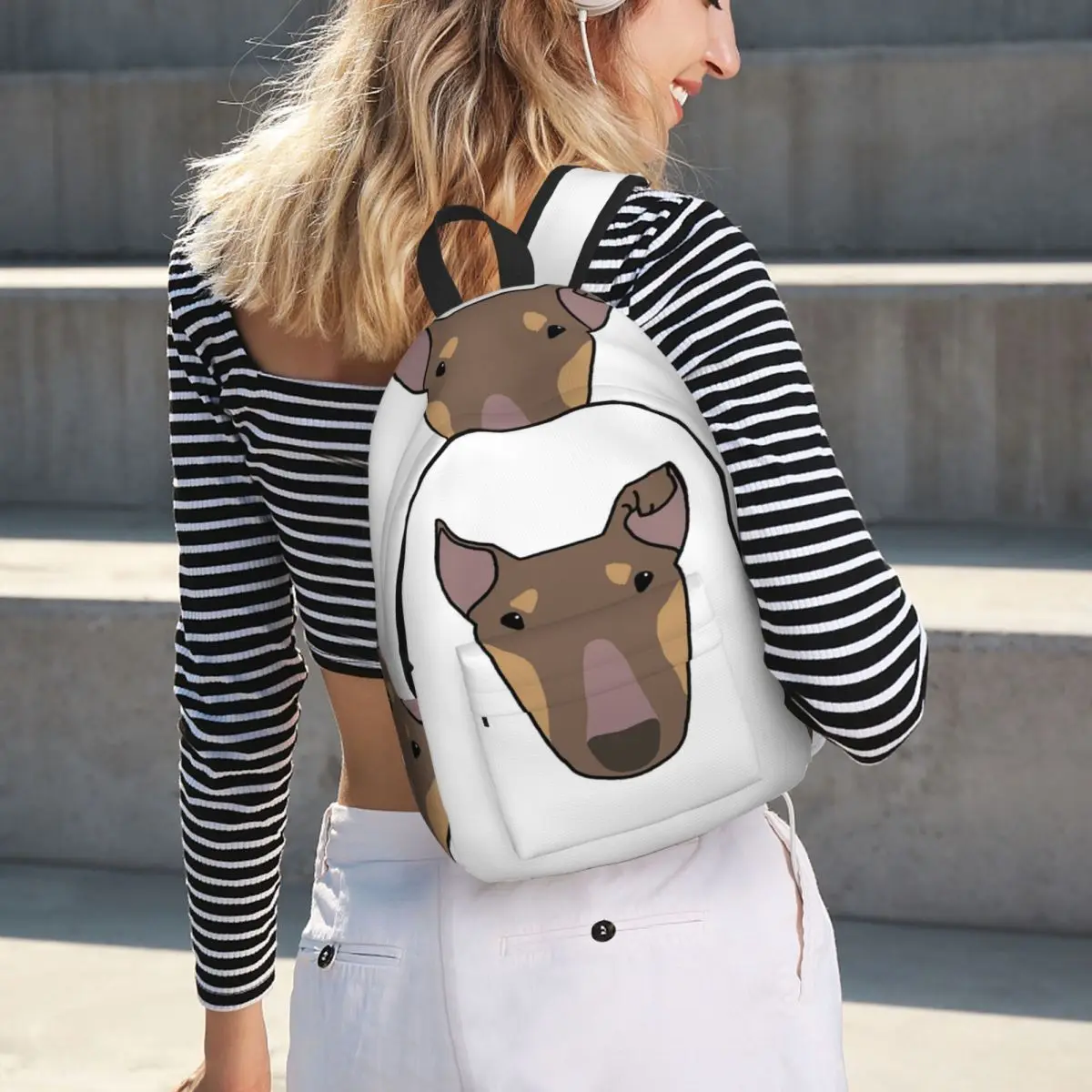 Baz The Bull Terrier Backpack Hot Sale Daypack Large Capacity Boys Girls BookBag School Bag Shoulder Bags for Men Women
Baz The Bull Terrier Backpack Hot Sale Daypack Large Capacity Boys Girls BookBag School Bag Shoulder Bags for Men Women