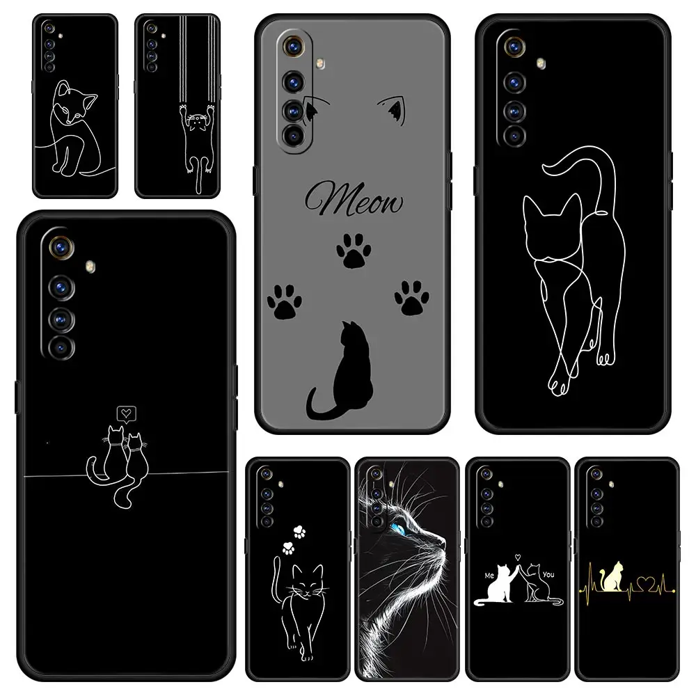 Cat Line Black Cats Phone Case For Realme 12 11 10 9 8 5G 7 6 GT5 GT3 GT2 Pro Plus C21 C11 C25 C35 For GT Neo 2 3 3T 5 Cover
Cat Line Black Cats Phone Case For Realme 12 11 10 9 8 5G 7 6 GT5 GT3 GT2 Pro Plus C21 C11 C25 C35 For GT Neo 2 3 3T 5 Cover