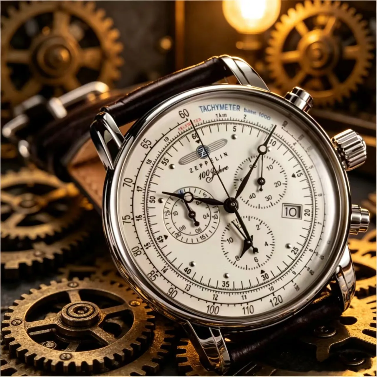 Zeppelin Automatic Date Wristwatch Three-eye Run Seconds Multifunctional Timing Business Leisure Quartz Men's Watch
Zeppelin Automatic Date Wristwatch Three-eye Run Seconds Multifunctional Timing Business Leisure Quartz Men's Watch