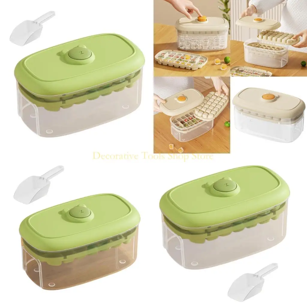 QX2E Durable PP Ice Cubes Container 2 Layer Design 28 56 Cubes Optional for Beverages
QX2E Durable PP Ice Cubes Container 2 Layer Design 28 56 Cubes Optional for Beverages