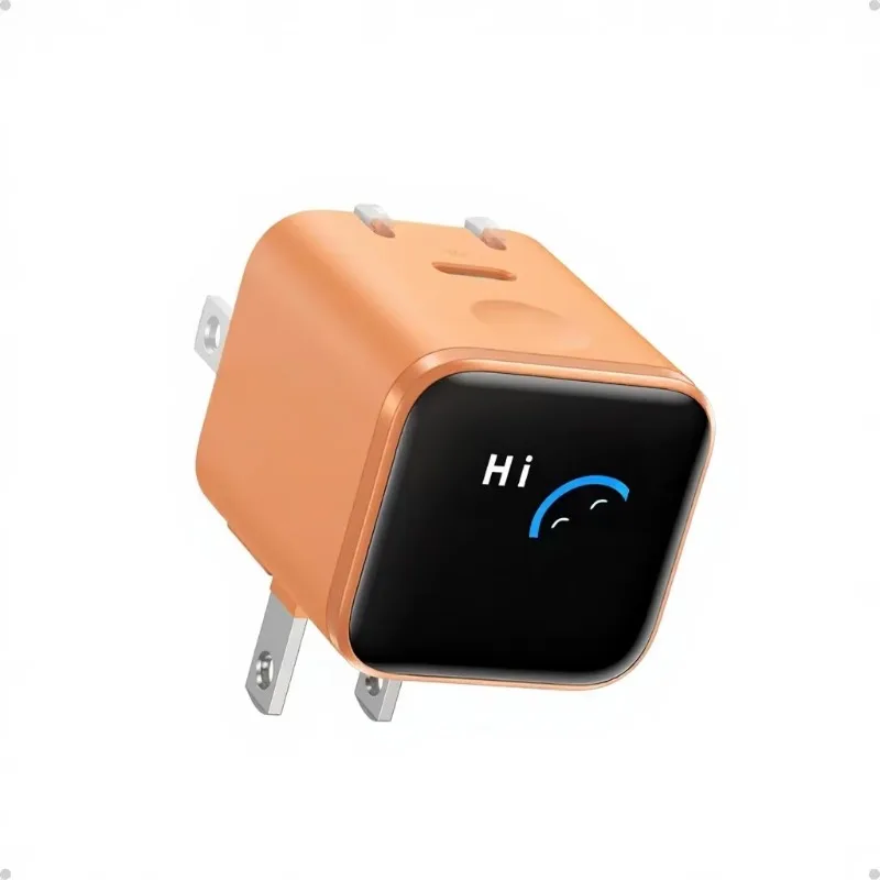 Smart Display Charger 45W GaN Fast Charging USB C Charger 180 ° Foldable Plug, Smart ID, One USB-C Port
Smart Display Charger 45W GaN Fast Charging USB C Charger 180 ° Foldable Plug, Smart ID, One USB-C Port