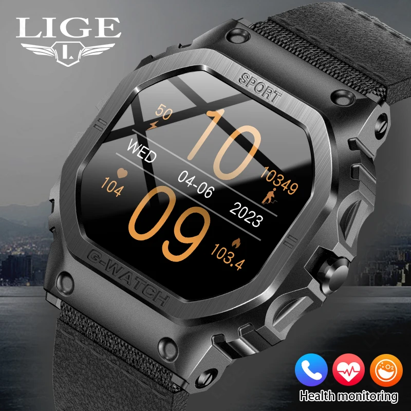 LIGE For Android IOS Smartwatch Men Bluetooth Call 1.57 '' Screen Smartwatch Sports Tracker Health Monitor Man Smart Watch New
LIGE For Android IOS Smartwatch Men Bluetooth Call 1.57 '' Screen Smartwatch Sports Tracker Health Monitor Man Smart Watch New