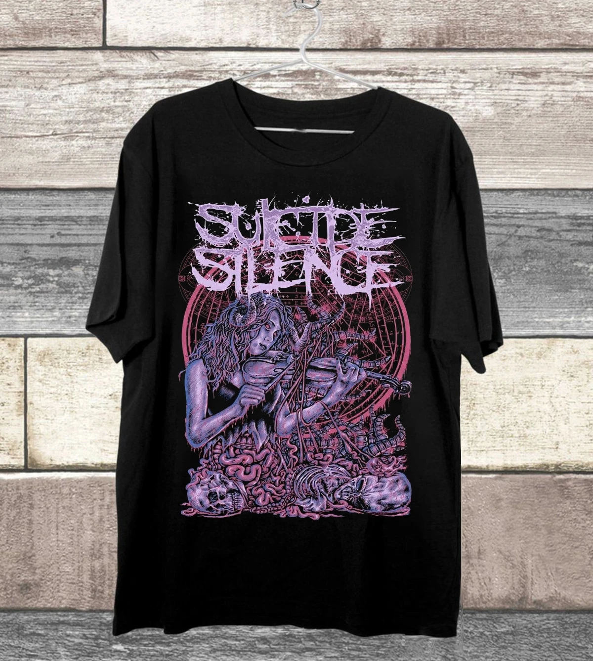 НОВАЯ хлопковая футболка Suicide Silence Band, подарок для фанатов, мужская и женская летняя повседневная хлопковая футболка с круглым вырезом
НОВАЯ хлопковая футболка Suicide Silence Band, подарок для фанатов, мужская и женская летняя повседневная хлопковая футболка с круглым вырезом