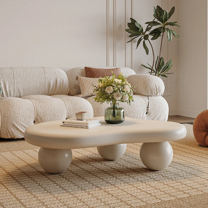 Coffee Table Modern Simple Home Living Room Small House Light Luxury Cloud Cream Wind Edge Wood Top PVC Frame Durable
Coffee Table Modern Simple Home Living Room Small House Light Luxury Cloud Cream Wind Edge Wood Top PVC Frame Durable