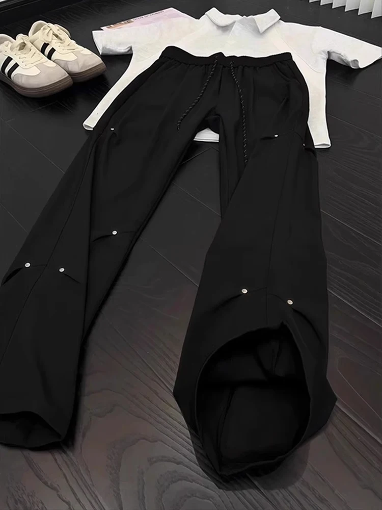Cleanfit Bla Ice Silk Rivet Casual Pants Men Summer Trendy High-End Straight Leg Loose Fit American Retro Sle Breathable
Cleanfit Bla Ice Silk Rivet Casual Pants Men Summer Trendy High-End Straight Leg Loose Fit American Retro Sle Breathable