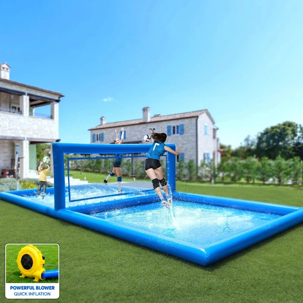 Inflatable Volleyball Court Outdoor Water Volleyball Pool for Sports Game Commercial Children's Playground
Inflatable Volleyball Court Outdoor Water Volleyball Pool for Sports Game Commercial Children's Playground