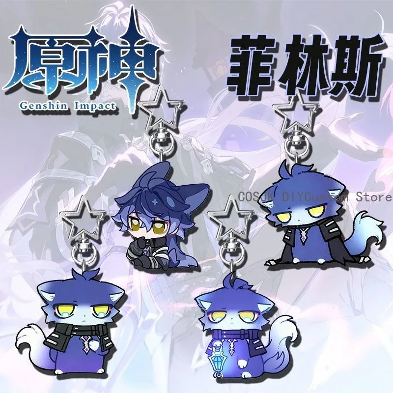 Kyryll Chudomirovich Flins Genshin Impact Game Q-version Star KeyChain Key Chain Bag Pendant Kawaii Acrylic Mini Keyring Gifts
Kyryll Chudomirovich Flins Genshin Impact Game Q-version Star KeyChain Key Chain Bag Pendant Kawaii Acrylic Mini Keyring Gifts