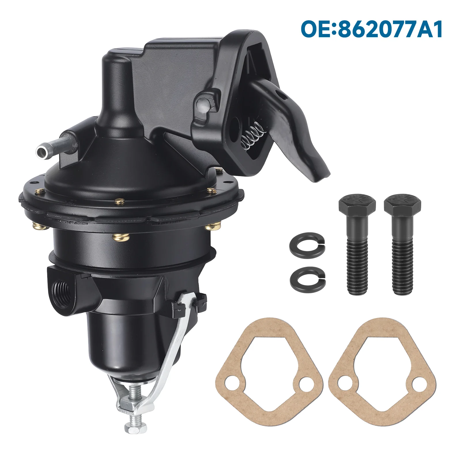 For Mercruiser GM 4.3 262 3.8 5.3 5.7 350 V6 V8 305 5.0 Engines Mechanical Fuel Pump Black OEM 862077A1,41141A2,M60315,18-7284
For Mercruiser GM 4.3 262 3.8 5.3 5.7 350 V6 V8 305 5.0 Engines Mechanical Fuel Pump Black OEM 862077A1,41141A2,M60315,18-7284