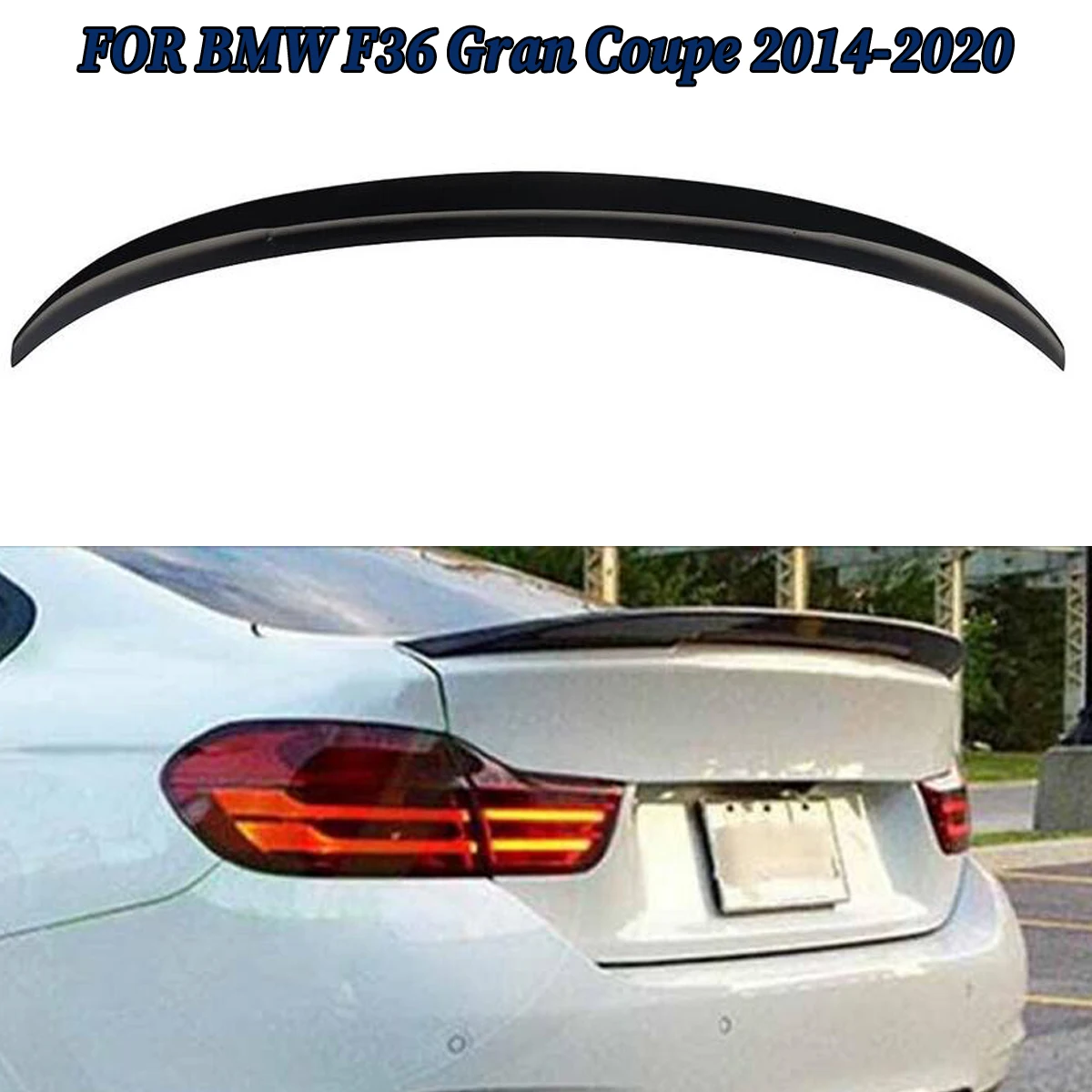 Magickit Rear Tail Wings For BMW 4-Series F36 2014-2020 Glossy Black MP Style Rear Trunk Spoiler Wing Lip
Magickit Rear Tail Wings For BMW 4-Series F36 2014-2020 Glossy Black MP Style Rear Trunk Spoiler Wing Lip