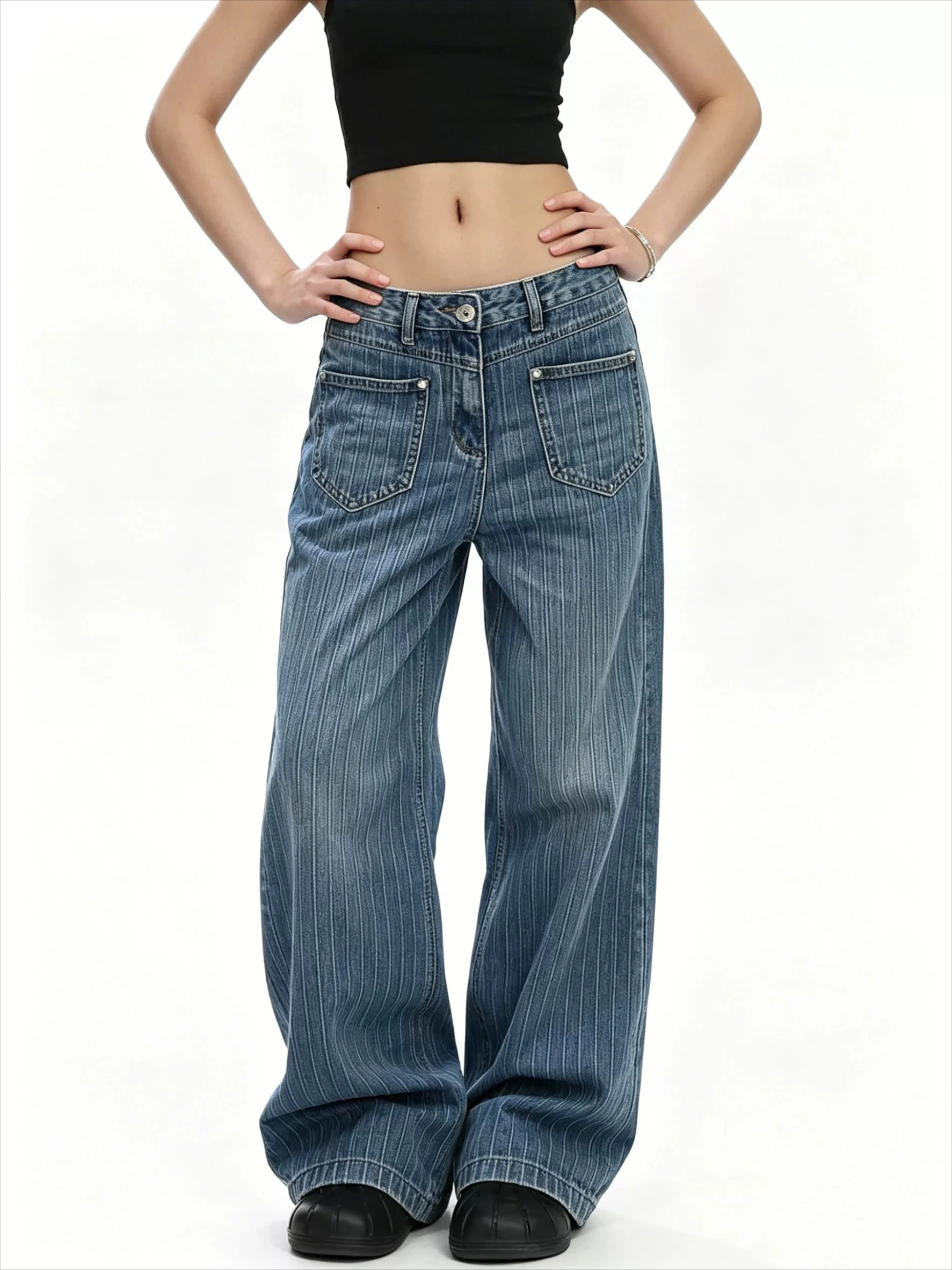 Women High Waist Wide Leg Jeans American Vintage Washed Designer Floor Length Denim Pants 2026 Trend Streetwear Long Trousers
Women High Waist Wide Leg Jeans American Vintage Washed Designer Floor Length Denim Pants 2026 Trend Streetwear Long Trousers