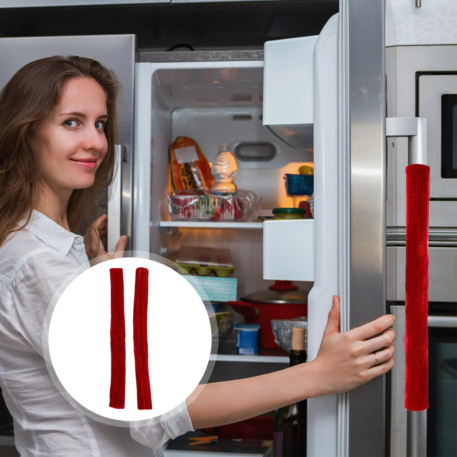 2pcs Refrigerator Handle Covers Fridge Oven Microwave Dishwasher Appliance Door Knob Protector Washable Oil-Proof Non-Slip
2pcs Refrigerator Handle Covers Fridge Oven Microwave Dishwasher Appliance Door Knob Protector Washable Oil-Proof Non-Slip