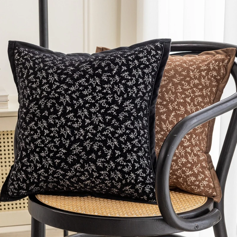 Square Vintage Foliage Jacquard Cushion Cover Black Brown Chenille Decorative Pillow Case Sofa Bedroom Home Decor Pillow Covers
Square Vintage Foliage Jacquard Cushion Cover Black Brown Chenille Decorative Pillow Case Sofa Bedroom Home Decor Pillow Covers