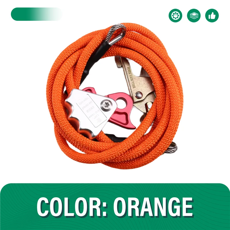 AZ-Arborist Climbing Positioning Rope, 1/2Inch X 12Ft Steel Core Adjustable Flip Line
AZ-Arborist Climbing Positioning Rope, 1/2Inch X 12Ft Steel Core Adjustable Flip Line