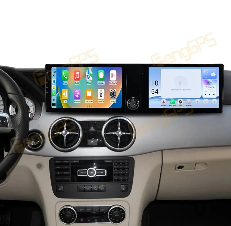 Android 14 Dual Screen Car Radio For Mercedes-Benz GLK 2013-2015 Multimedia Video Player Stereo Carplay GPS Navigation Host 4G
Android 14 Dual Screen Car Radio For Mercedes-Benz GLK 2013-2015 Multimedia Video Player Stereo Carplay GPS Navigation Host 4G