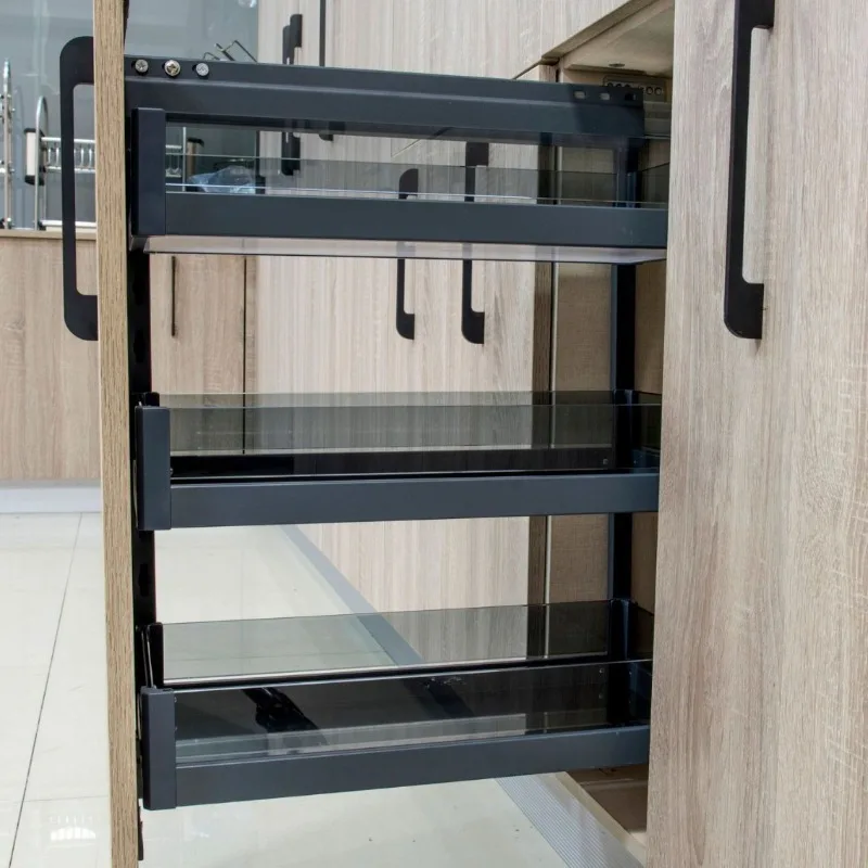 side-mounted narrow pull basket, bathroom cabinet with wardrobe storage, glass universal deep snack storage basket
side-mounted narrow pull basket, bathroom cabinet with wardrobe storage, glass universal deep snack storage basket