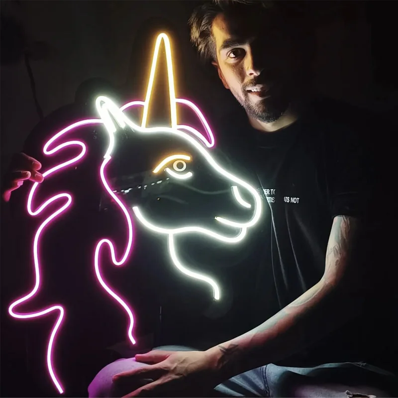 Dropshipping unicorn Neon Letters Pattern LED Neon 6mm Light strips High Quality 12V Acrylic Night Sign For Home Shop Wall Decor
Dropshipping unicorn Neon Letters Pattern LED Neon 6mm Light strips High Quality 12V Acrylic Night Sign For Home Shop Wall Decor