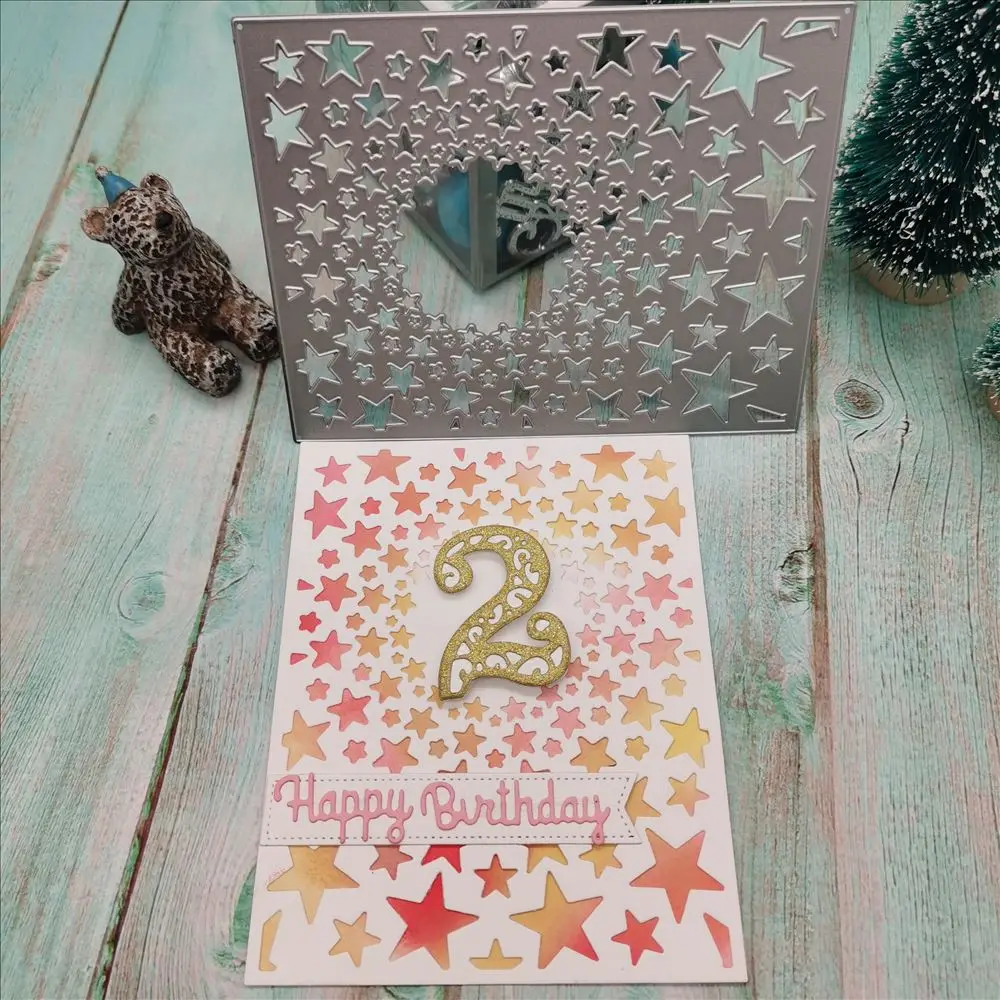 Star Frame Background Metal Cutting Dies Scrapbooking Album Paper Card Mold Embossing Craft Decoration Stencil Template 1PCS
Star Frame Background Metal Cutting Dies Scrapbooking Album Paper Card Mold Embossing Craft Decoration Stencil Template 1PCS