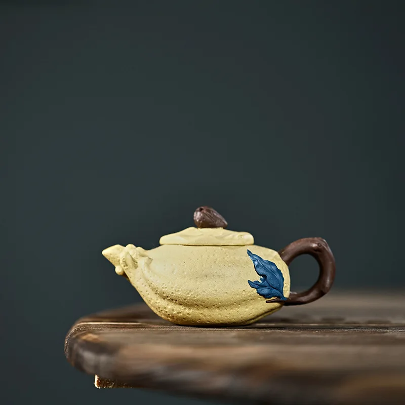 80cc Yixing purple clay teapot, handmade clay Buddha hand teapot, small capacity teapot
80cc Yixing purple clay teapot, handmade clay Buddha hand teapot, small capacity teapot