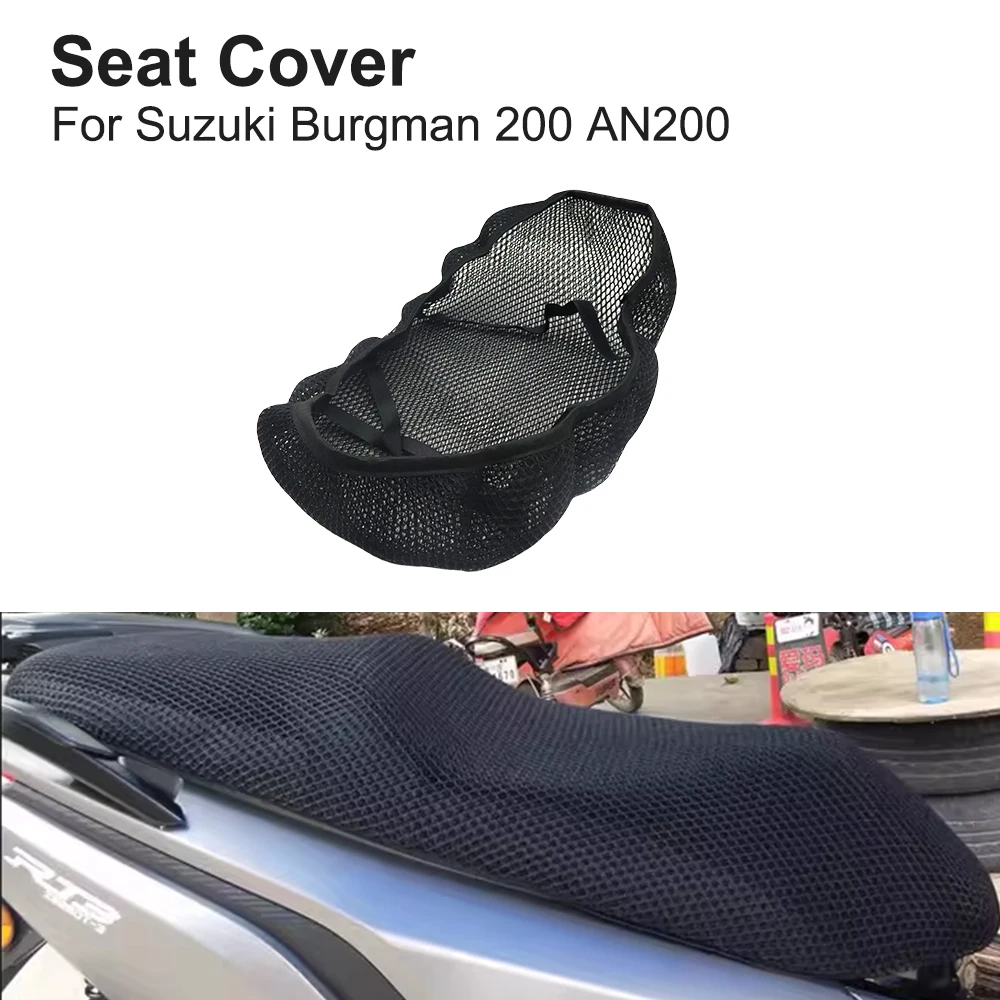 For Suzuki Burgman 200 AN200 AN 200 Motorcycle Seat Cover 3D Mesh Fabric Non-Slip Breathable Heat Insulation Protection Cushion
For Suzuki Burgman 200 AN200 AN 200 Motorcycle Seat Cover 3D Mesh Fabric Non-Slip Breathable Heat Insulation Protection Cushion