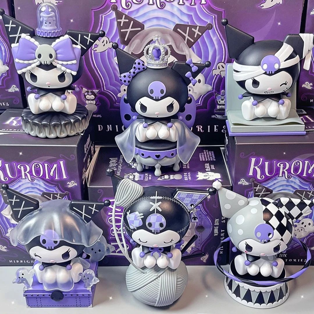 New Genuine Sanrio Kuromi Midnight Stories Series Blind Box Figures Cute Kuromi Doll Mystery Box Cartoon Decor Toy Surprise Gift
New Genuine Sanrio Kuromi Midnight Stories Series Blind Box Figures Cute Kuromi Doll Mystery Box Cartoon Decor Toy Surprise Gift