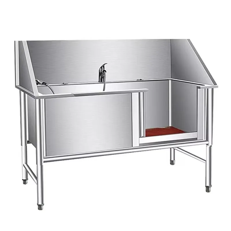 Stainless Steel Dog Cat Grooming Bath Tub Pet SPA Shower Cleaning Swimming Pool Bathtub
Stainless Steel Dog Cat Grooming Bath Tub Pet SPA Shower Cleaning Swimming Pool Bathtub