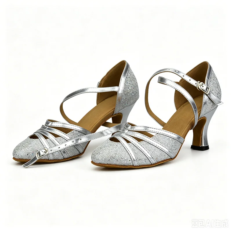 Women's New Latin Modern Dance Shoes Soft Bottom Comfortable Dance Practice Shoes for Ladies 7CM Heel Professional Dancing Shoes
Women's New Latin Modern Dance Shoes Soft Bottom Comfortable Dance Practice Shoes for Ladies 7CM Heel Professional Dancing Shoes
