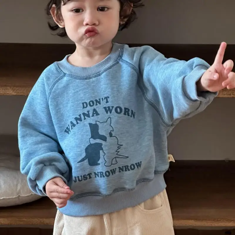 2025 Winter New Children Fleece Sweatshirt Cute Boys Girls Long Sleeve Cartoon Tops Baby Warm Sweatshirt Kids Casual Pullover
2025 Winter New Children Fleece Sweatshirt Cute Boys Girls Long Sleeve Cartoon Tops Baby Warm Sweatshirt Kids Casual Pullover