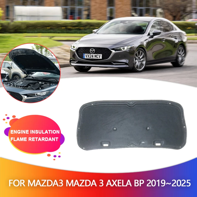 Car Engine Insulation for Mazda 3 Mazda3 Axela BP 2019~2025 Hood Heat Sound Cotton Soundproof Cover Thermal Pad Mat Accessories
Car Engine Insulation for Mazda 3 Mazda3 Axela BP 2019~2025 Hood Heat Sound Cotton Soundproof Cover Thermal Pad Mat Accessories