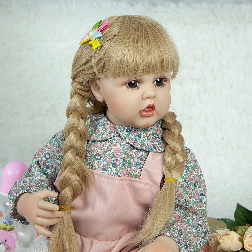 KEIUMI New Arrival 24 Inch Baby Kit Reborn Girl Likelife Doll Cloth Body Realistic Barbie Dolls Babies Birthday Gift For Girls
KEIUMI New Arrival 24 Inch Baby Kit Reborn Girl Likelife Doll Cloth Body Realistic Barbie Dolls Babies Birthday Gift For Girls