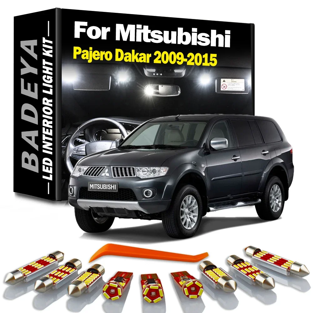 BADEYA 13 шт. для Mitsubishi Pajero Dacar 2009 2010 2011-2013 2014 2015 светодиодная внутренняя карта купольная лампа для чтения освещения двери багажника
BADEYA 13 шт. для Mitsubishi Pajero Dacar 2009 2010 2011-2013 2014 2015 светодиодная внутренняя карта купольная лампа для чтения освещения двери багажника