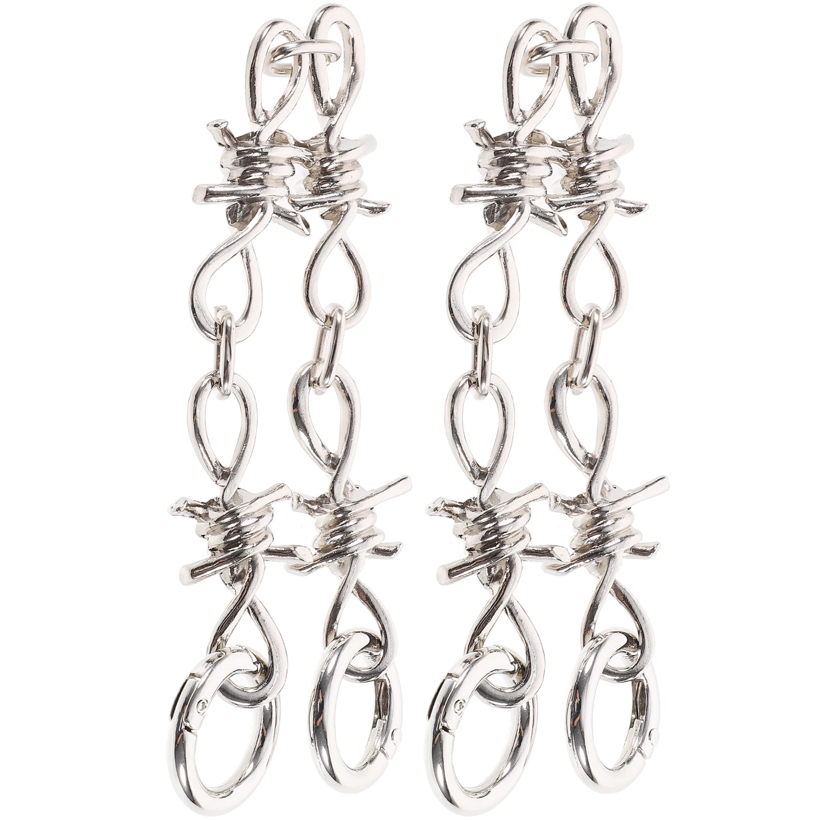 2pcs Metal Shoe Chain Charms Punk Gothic Decorative Accessories for Sneakers Boots Stylish Eye Catching Alloy Material
2pcs Metal Shoe Chain Charms Punk Gothic Decorative Accessories for Sneakers Boots Stylish Eye Catching Alloy Material