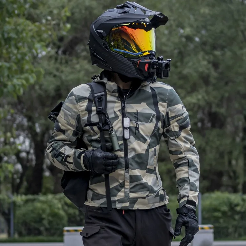 Outdoor Cycling Motorcycle Jackets Four Seasons Motocross Jacket Breathable Motorbike Riding Waterfroof Reflective Clothes
Outdoor Cycling Motorcycle Jackets Four Seasons Motocross Jacket Breathable Motorbike Riding Waterfroof Reflective Clothes